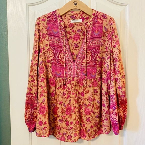EUC Spell & the Gypsy Collective Blossom Folk Song Blouse - Picture 9 of 17